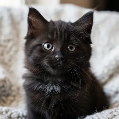 Aesthetic Cute Black Cat Pfp