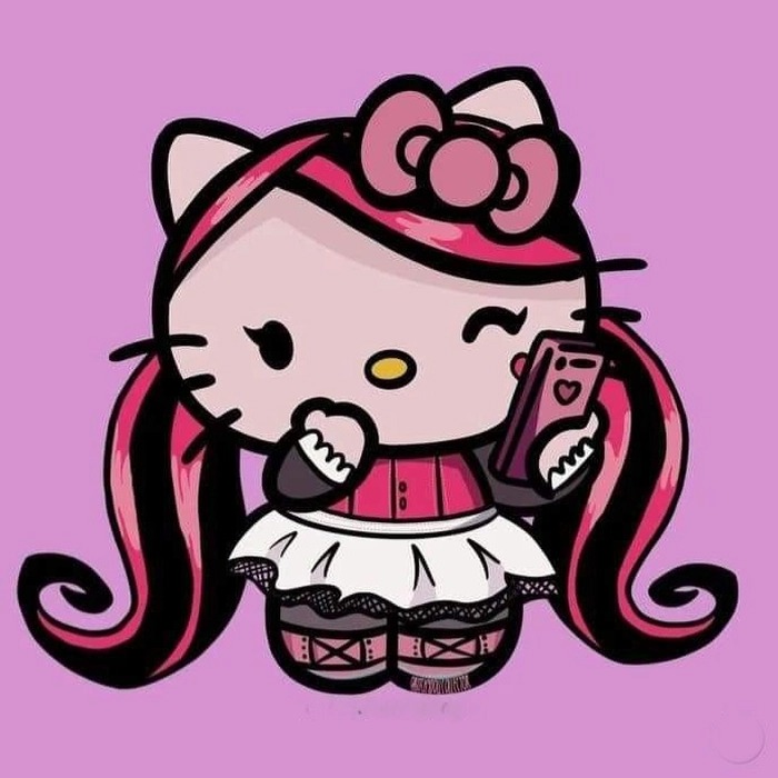 Baddie Hello Kitty Wallpaper