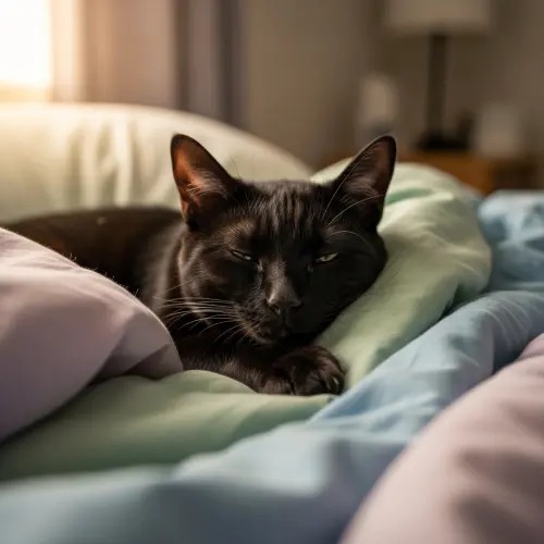 Cute Black Cat Pfp