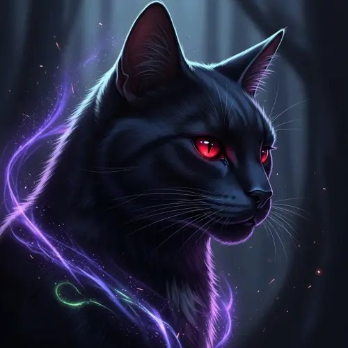 Funny Black Cat Pfp