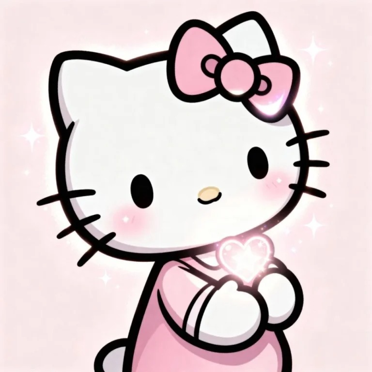 Pink Hello Kitty Pfp