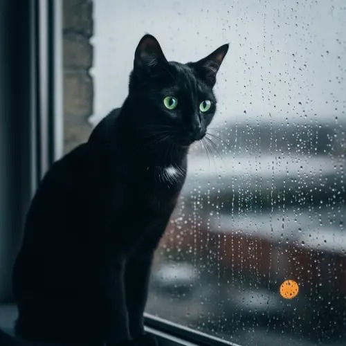 Silly Black Cat Pfp