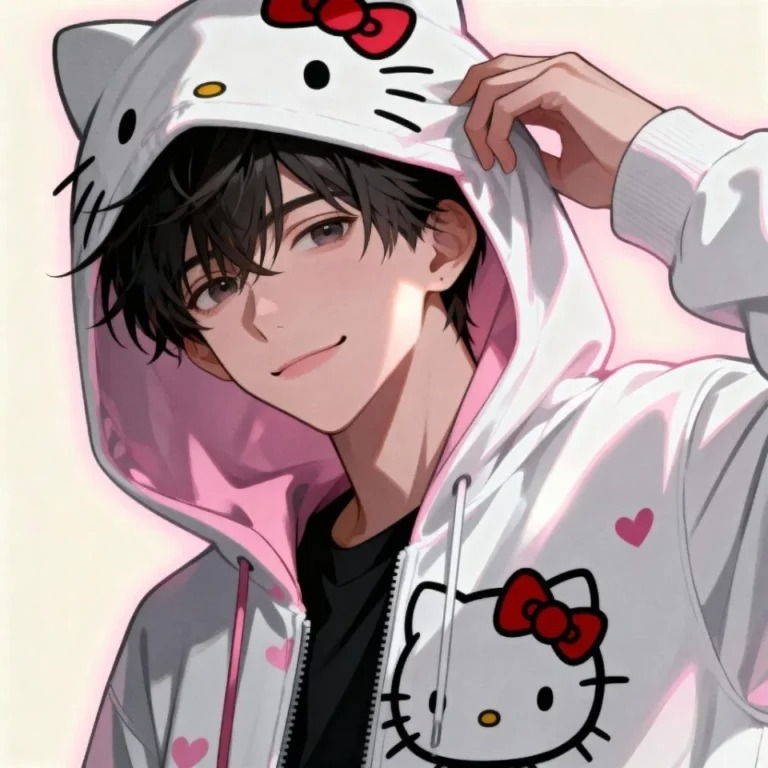 Y2k Black Boy Hello Kitty Pfp