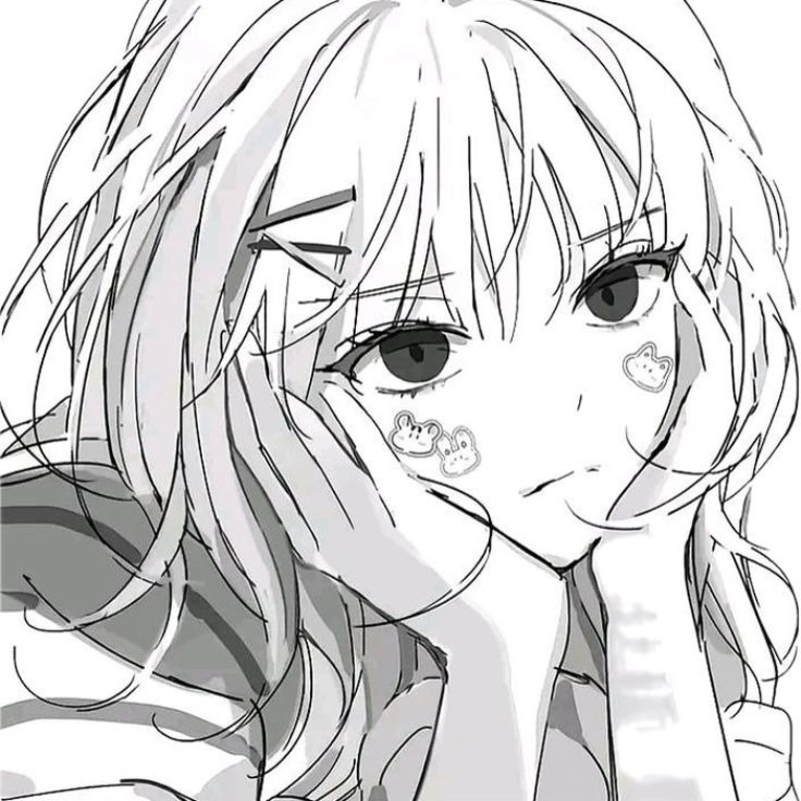 Black And White Pfp Girl