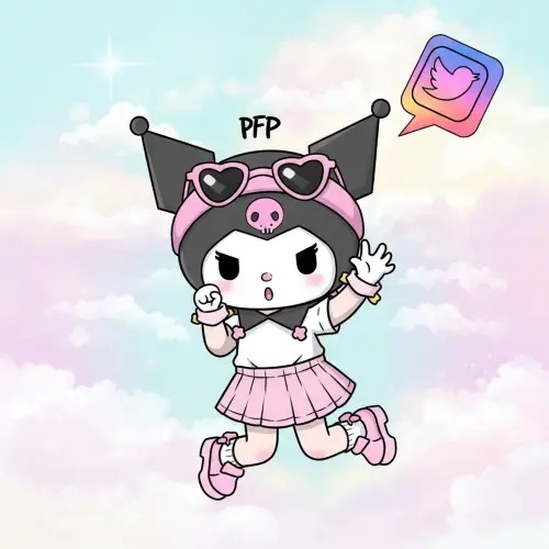 Cute Purple Kuromi Pfp
