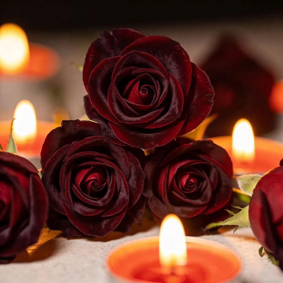 Dark Rose Coquette Pfp