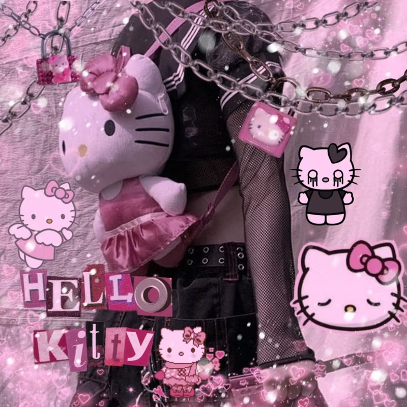 Hello Kitty Kuromi Pfp