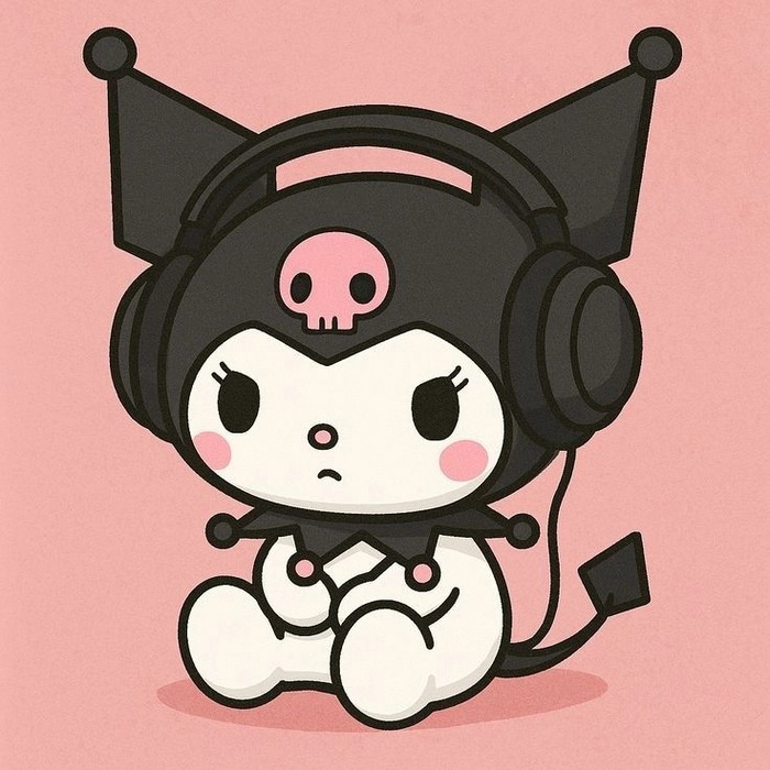 Kuromi Hello Kitty Pfp